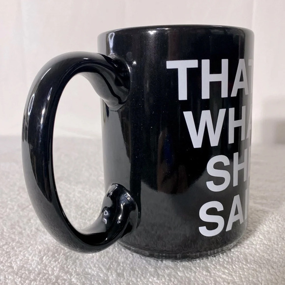 The Office Large Black Ceramic That’s What She Said Mug Coffee Cup - Picture 2 of 12